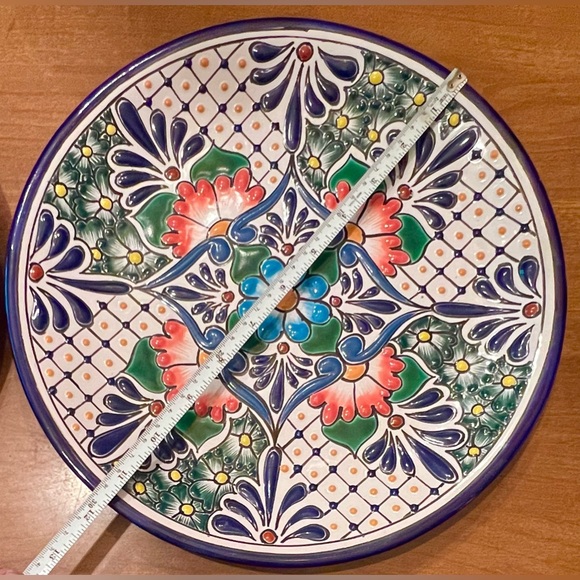 2 Beautiful Handmade Plates - Picture 3 of 7